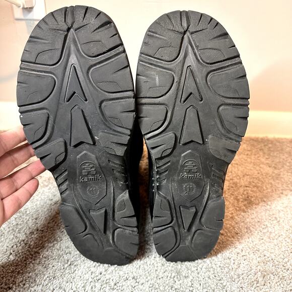 Kamik Zip Front Black Snow Boot Men Size 11 - Picture 7 of 9